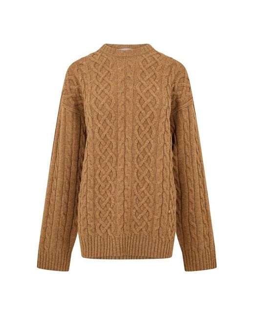 Moschino Brown Crew Sweatshirt