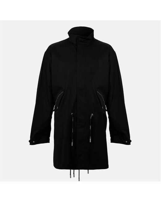 Off-White c/o Virgil Abloh Black Industrial Hooded Parka for men