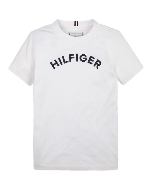 Tommy Hilfiger White Logo Graphic Tee