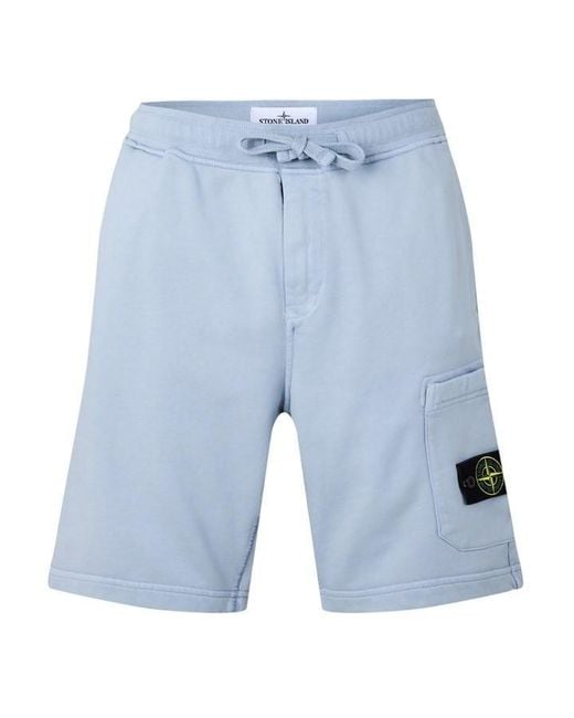 Stone Island Blue Stone Hw Flc Short Sn64 for men