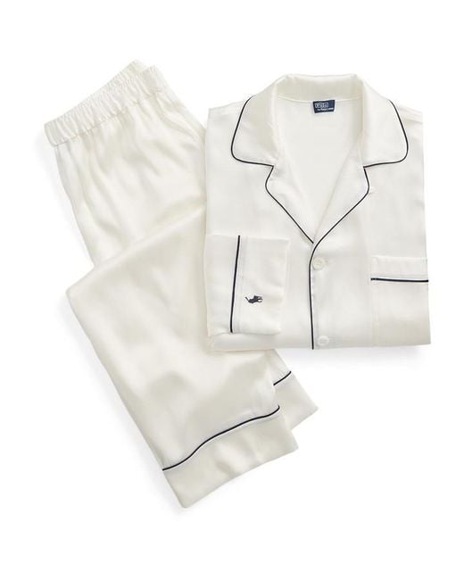 Polo Ralph Lauren Metallic Polo Silk Pyjama Set
