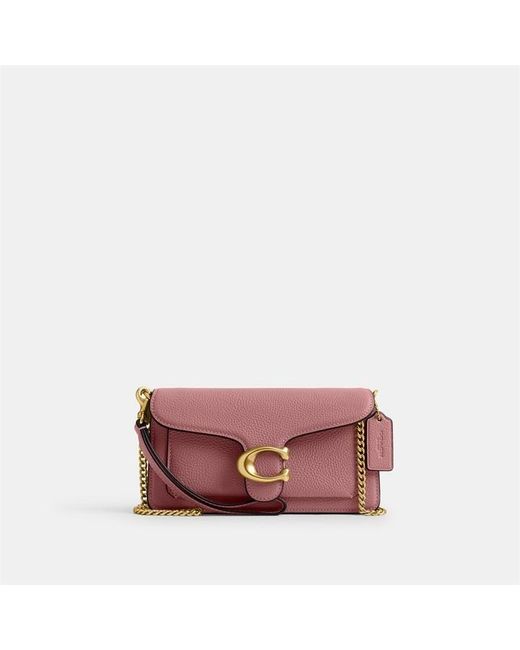 COACH Pink Tabby Chain Shoulder Bag