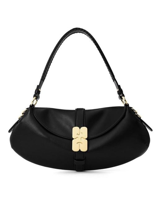 Ganni Black Shoulder Bag