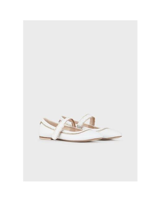 Emporio Armani White Emporio Blltpmps Wst