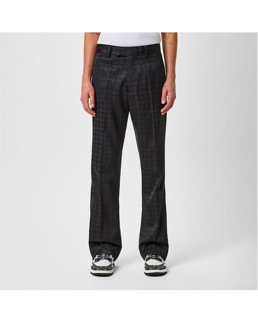 Amiri Black Ma Quad Flare Trousers for men