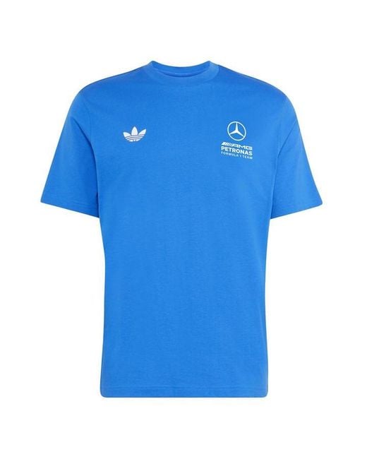 Adidas Originals Blue Adidas Mer Bw Tee M Sn63 for men