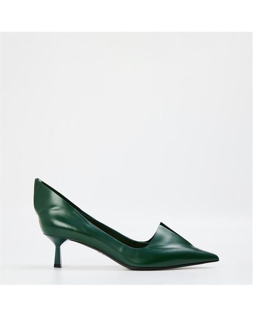 Prada Green Pointed Toe Stiletto Court Shoes