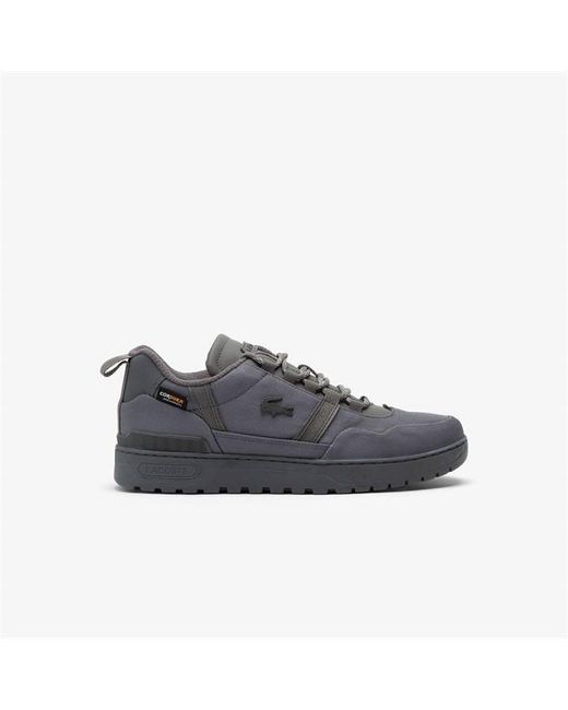 Lacoste Gray T-Clip Low-Top Trainers for men
