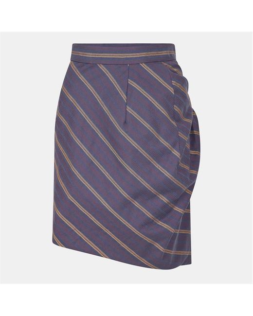 Vivienne Westwood Purple Viv Midi Skirt