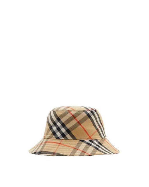 Burberry Natural Check Bucket Hat for men