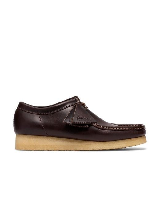 Clarks Brown Moc Toe Formal Shoes for men
