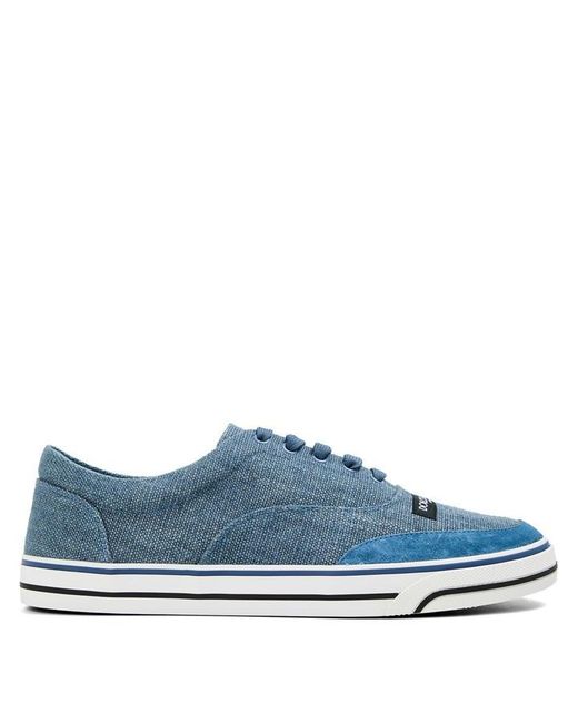 Dolce & Gabbana Blue Canvas Trainers for men