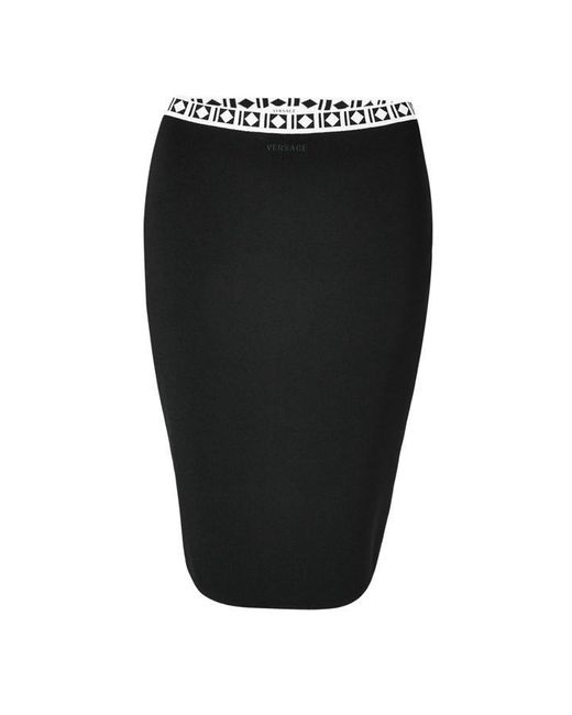 Versace Black Zip Up Track Dress