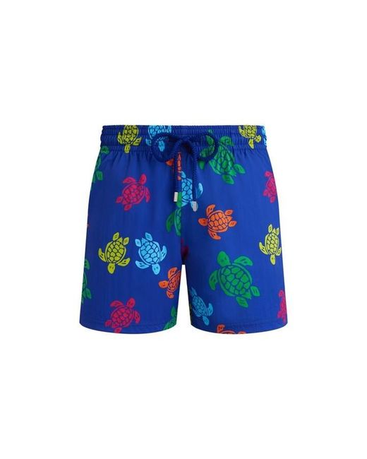 Vilebrequin Blue Vquin Moorise Swim Shorts for men