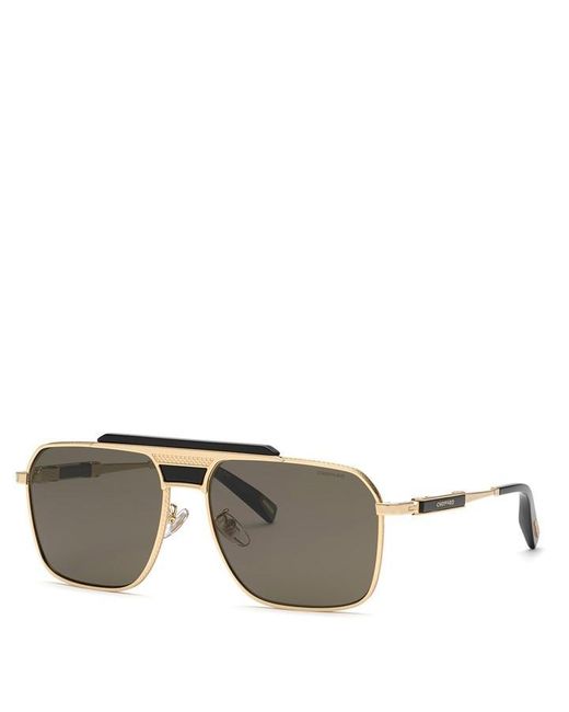 Chopard Metallic Aviator Sunglasses for men