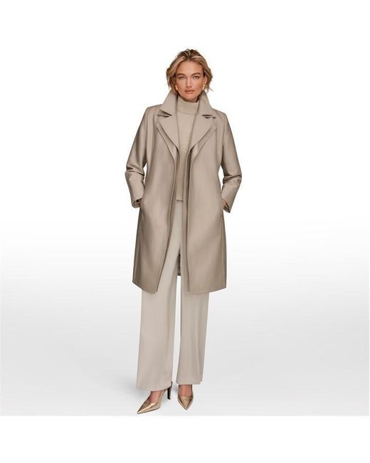 Donna Karan Natural Trench Coat