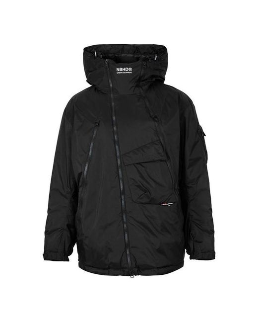 Neighborhood Black X Nanga Aurora-Tex Jacket for men