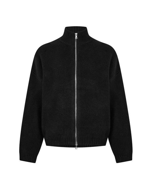 Summit Blue Knit Track Full Zip Top