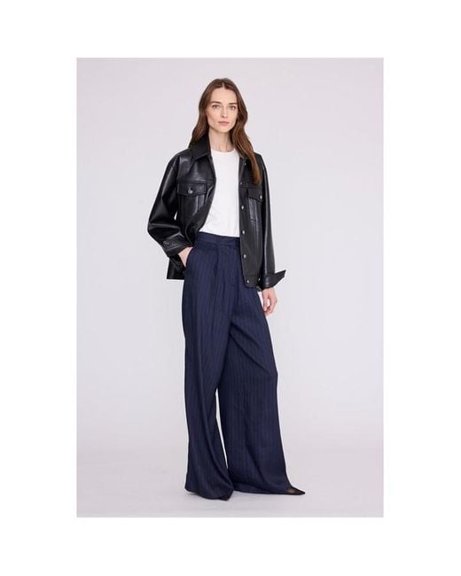 Anine Bing Blue Rory Denim Jacket