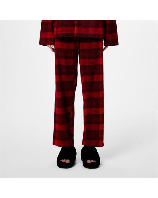Calvin Klein Red Flannel Pyjama Bottoms
