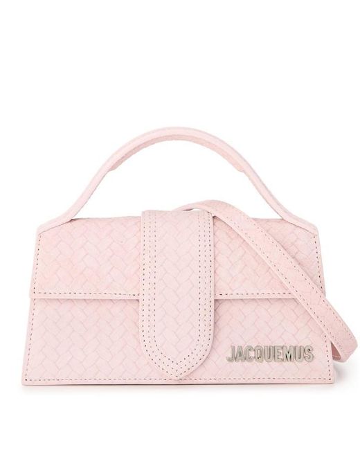 Jacquemus Pink Plain Leather Le Bambino Crossbody Bag