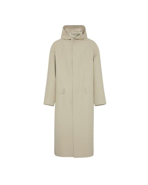 Balenciaga Natural Bal Hooded Rain Coat Sn42 for men