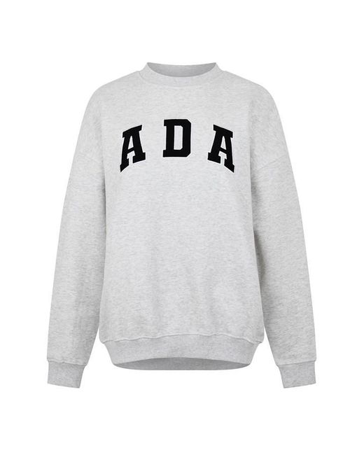 ADANOLA Gray Ada Oversized Sweatshirt