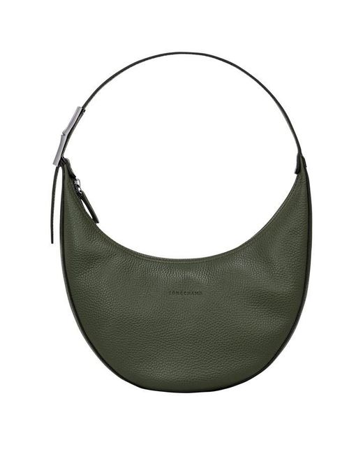Longchamp Gray Hobo Medium Handbag