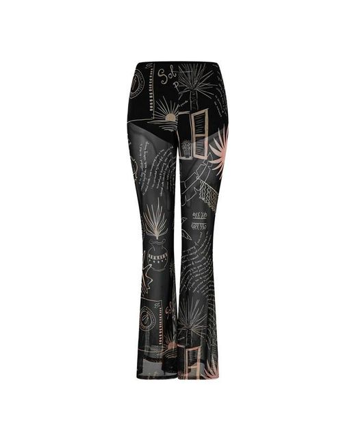Never Fully Dressed Blue Palm Trousers