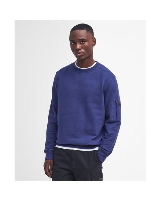 Barbour Blue Grip Sweatshirt for men