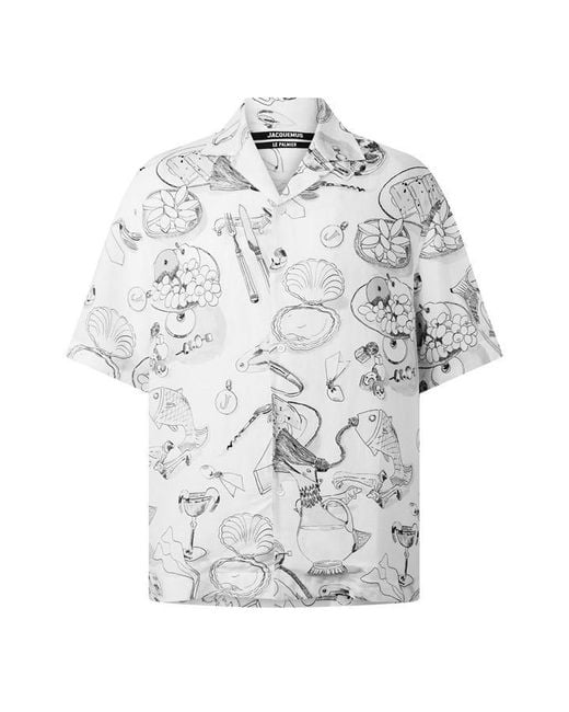 Jacquemus Gray Jacq Cocktail Ss Sn64 for men
