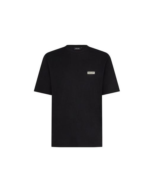 Mallet Black Plaque T-Shirt for men