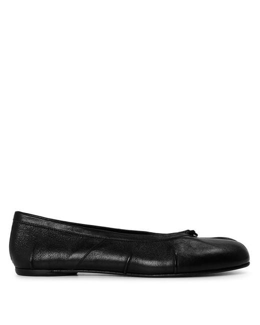 Maison Margiela Black Mmm Tabi Ballerina N Ld63