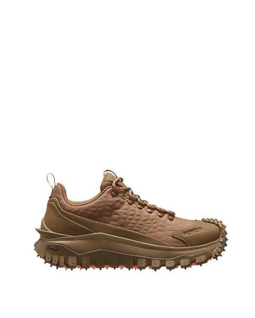 MONCLER X ROC NATION Brown Trailgrip Trainers for men
