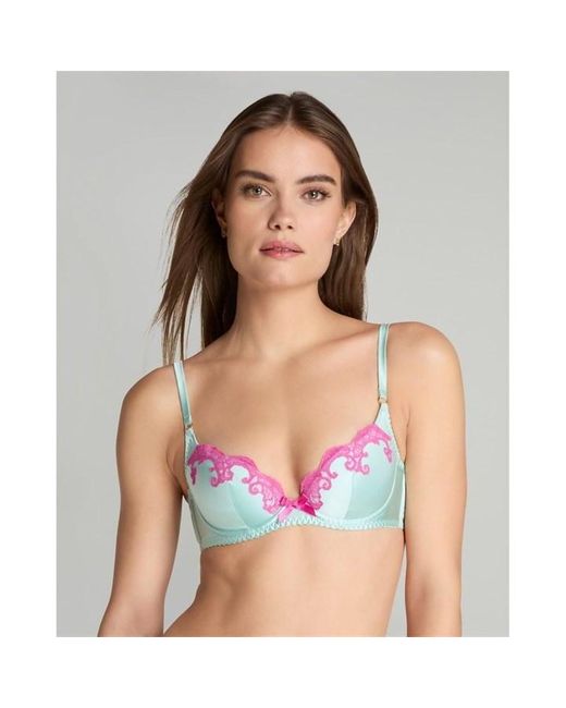 Agent Provocateur Green Molly Plunge Underwired Bra