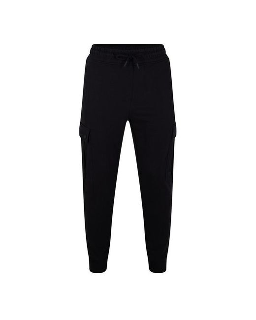 Boss Black Seteam Jog Closed Hem Fleece Jogging Bottoms for men