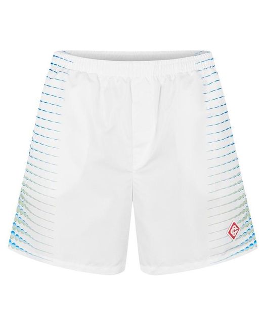 Casablanca White Swim Shorts for men
