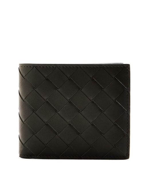 Bottega Veneta Black Bifold Wallet for men