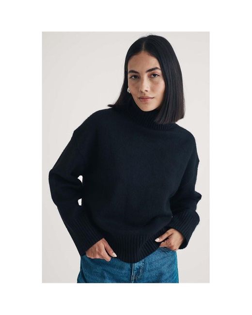 Nobody's Child Blue Turtleneck Jumper