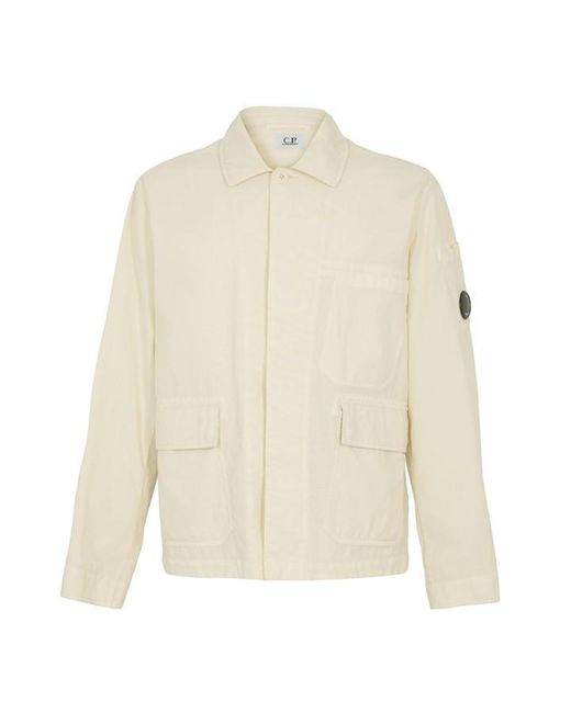 C P Company Natural Lens Overshirt for men