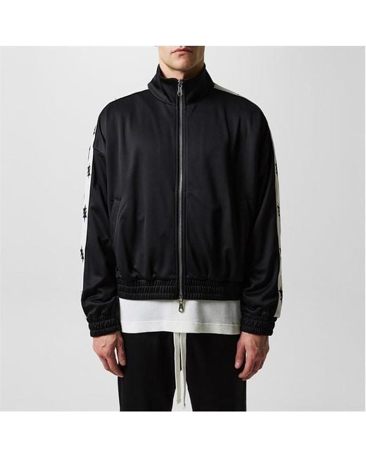 Cole Buxton Black Two Star Track Jacket for men