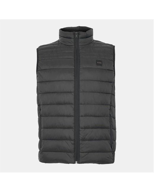 BOSS Odeno Stylish Gilet in Grey for Men Lyst UK