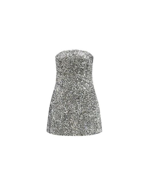 Bardot Gray Karoline Paillette Sequin Dress