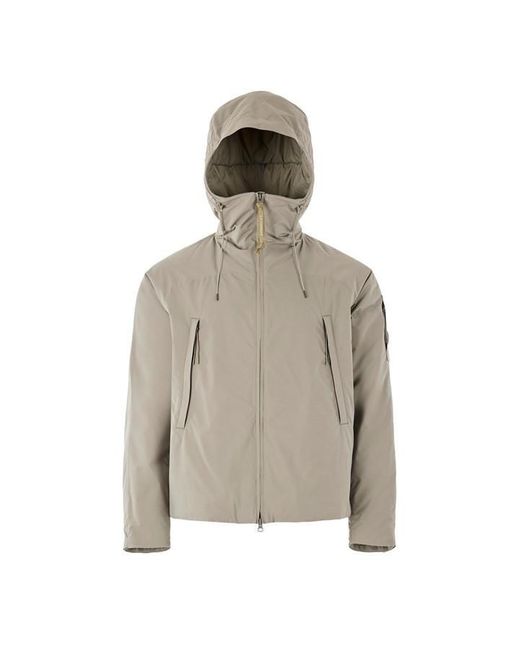 C P Company Gray Pro-Tek Hooded Padded Jacket for men