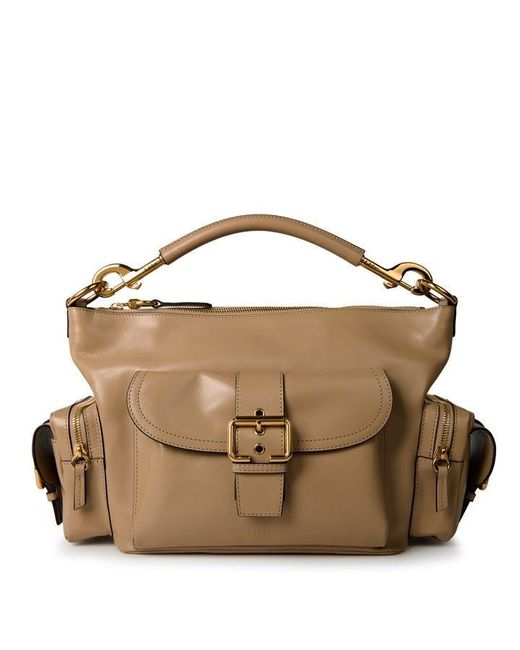 Chloé Brown Leather Paddington Camera Bag