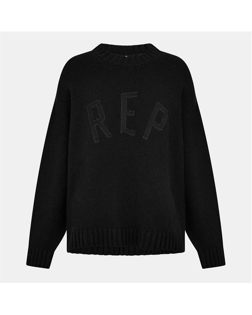 Represent Black Crew Sweatshirt for men