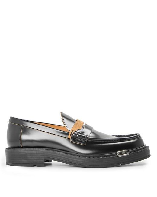 Maison Margiela Black Decortique Loafers for men