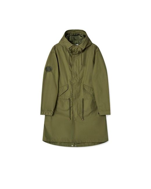 Pretty Green Green Walker Oversized Parka for men