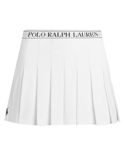 Polo Ralph Lauren White Tennis Pleated Skirts