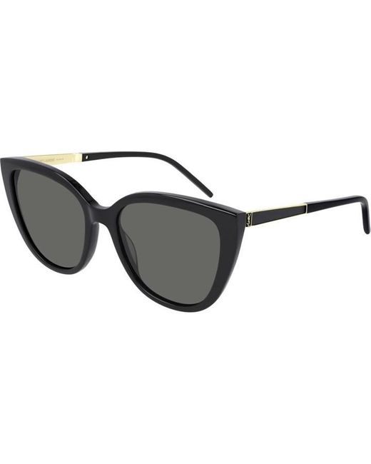 Saint Laurent Black Sunglasses Sl M70